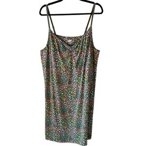 Land’s End 3X Stretch Jersey Knit Floral Mini Summer Dress